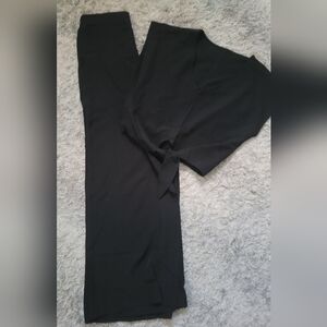 NWOT Black Tie-Front Top and Pants Set